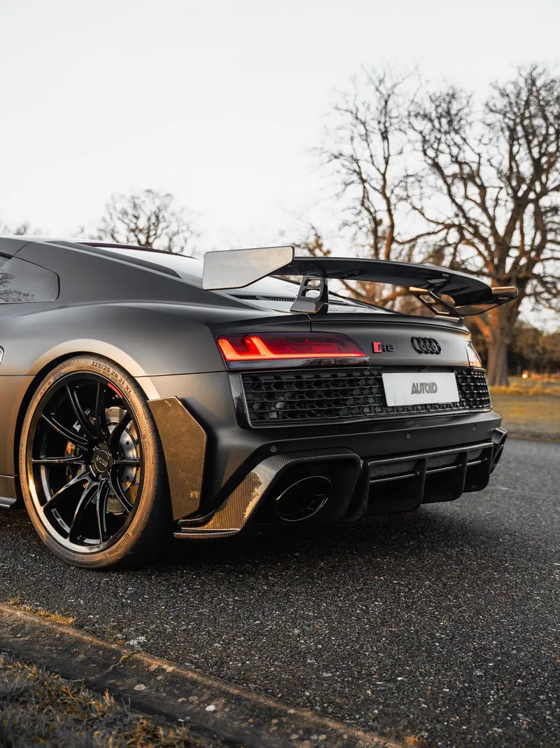 Audi R8 4S Facelift Lci Pre-Preg Carbon Fibre Rear Bumper Canards By Form (2021-2024) 2
