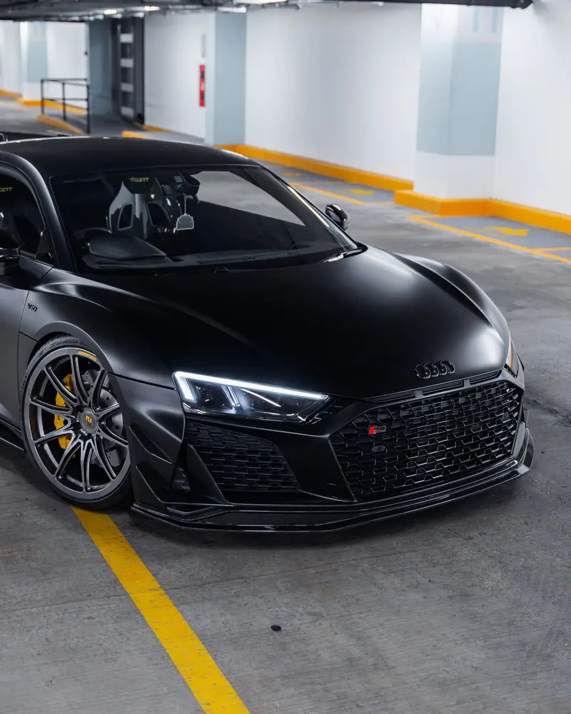 Audi R8 4S Facelift Pre-Preg Carbon Fibre Front Splitter By Form 2