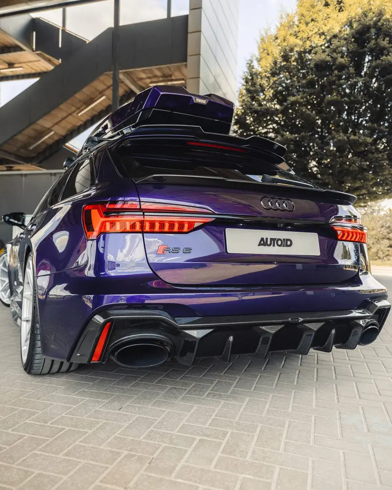 Audi Rs6 C8 Carbon Fibre Lower Rear Lip Spoiler By Urban (2019+) 2