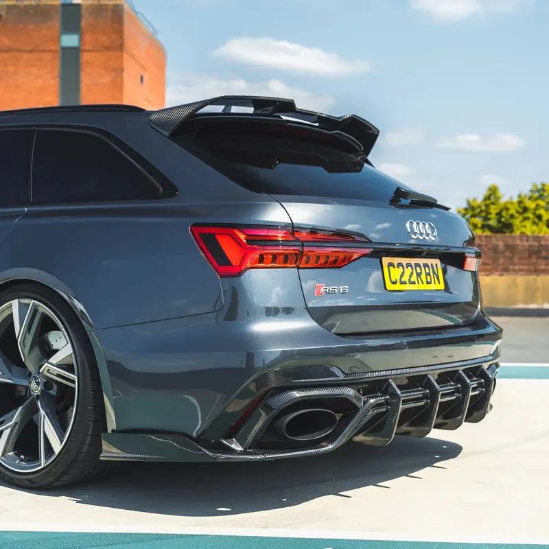 Audi Rs6 C8 Pre-Preg Carbon Fibre Rear Diffuser (2019+) 1
