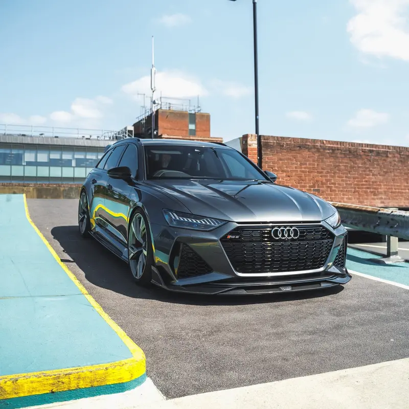 Audi Rs6 C8 & Rs7 Pre-Preg Carbon Fibre Front Splitter (2019+) 1