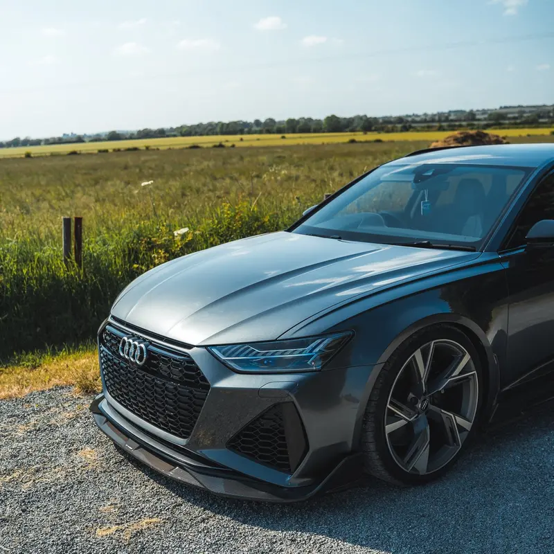 Audi Rs6 C8 & Rs7 Pre-Preg Carbon Fibre Front Splitter (2019+) 2
