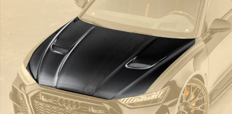 Audi Rs6 Carbon Fibre Front Hood By Mansory (2018+, C8) 1
