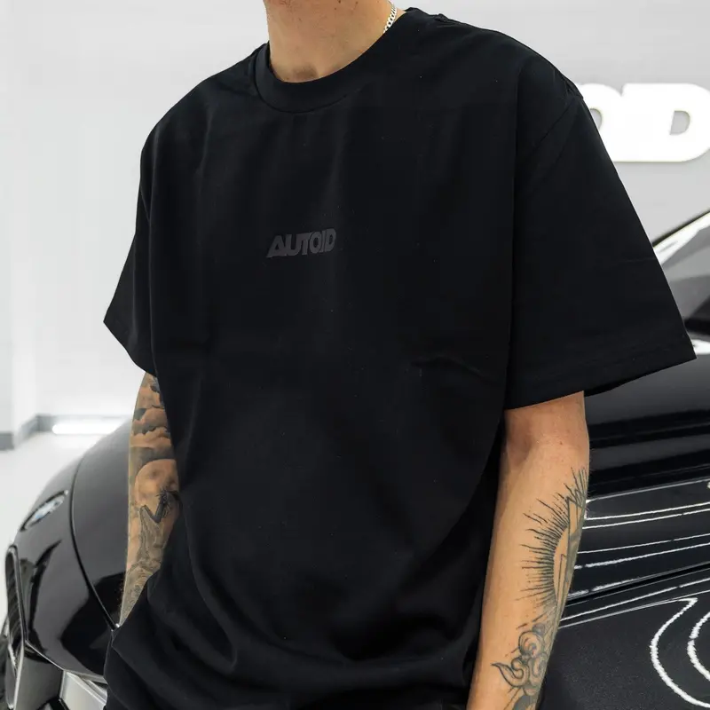 Autoid Heavy Logo Tee - Black Out 2