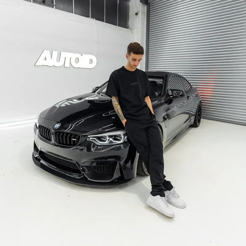 Autoid Heavy Logo Tee - Black Out 4