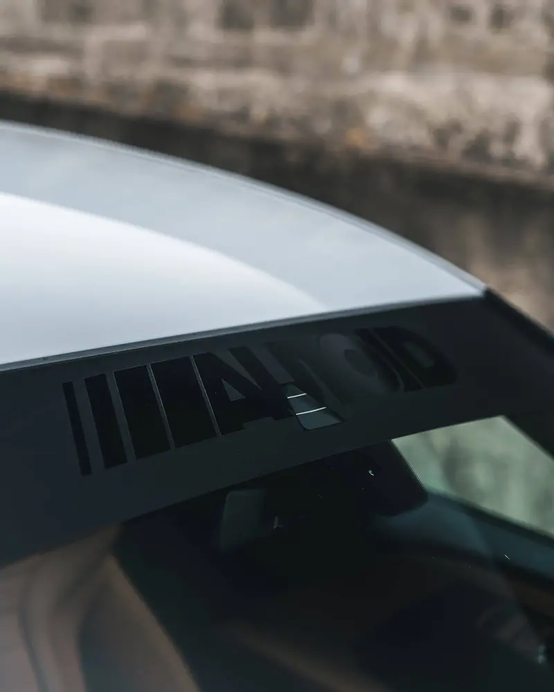 Autoid Matte Sunstrip With Gloss Logo Overlay 2
