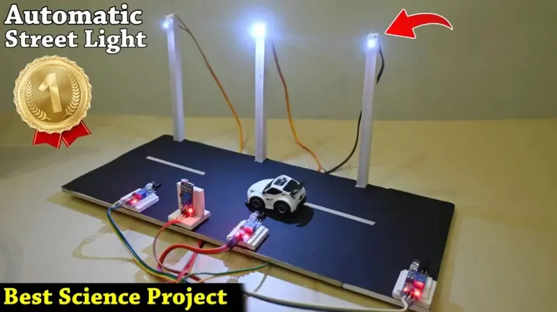 Automatic Smart Street Light | Best Science Project | Inspire Award Project 1