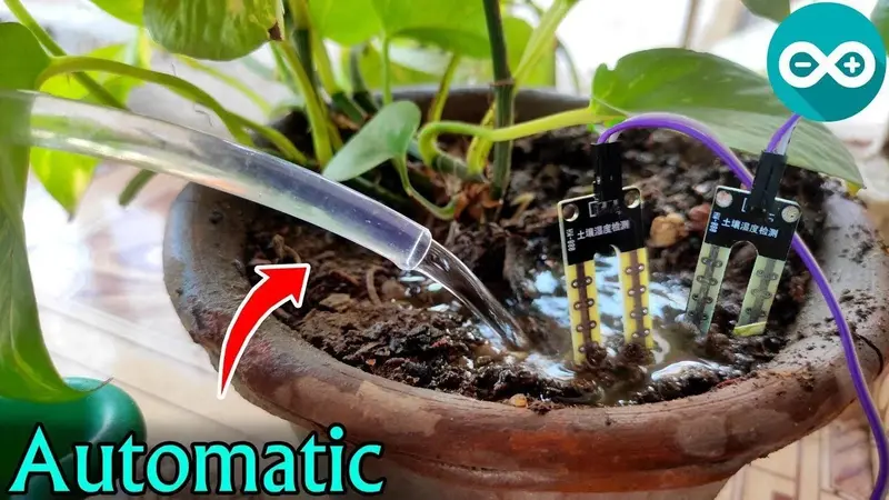 Automatic Watering System For Agriculture | Smart Soil Moisture Based Irrigation Project Kit 1