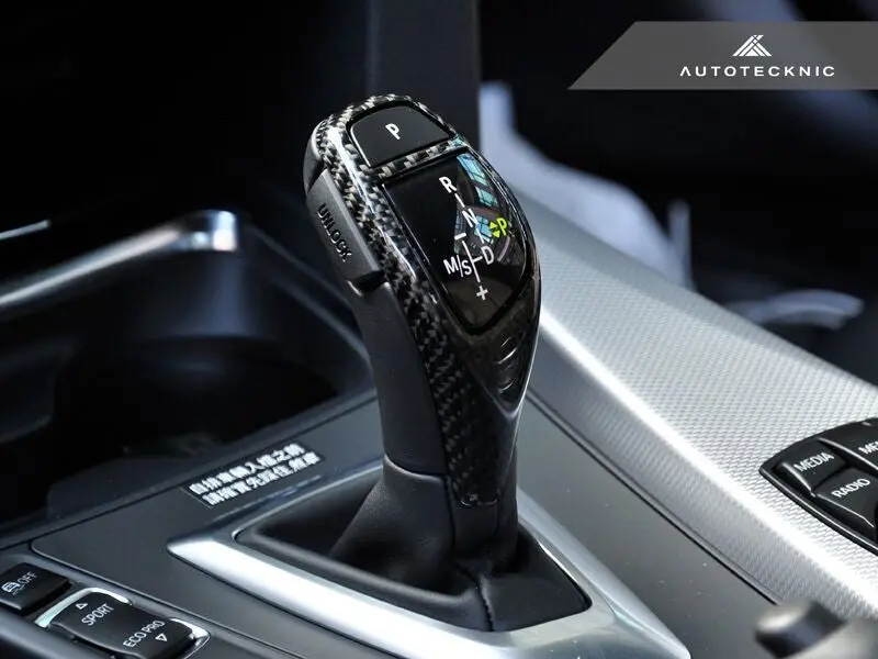 Autotecknic Carbon Fiber Gear Selector Cover - Bmw (Sport Automatic Transmission Equipped Only) 1