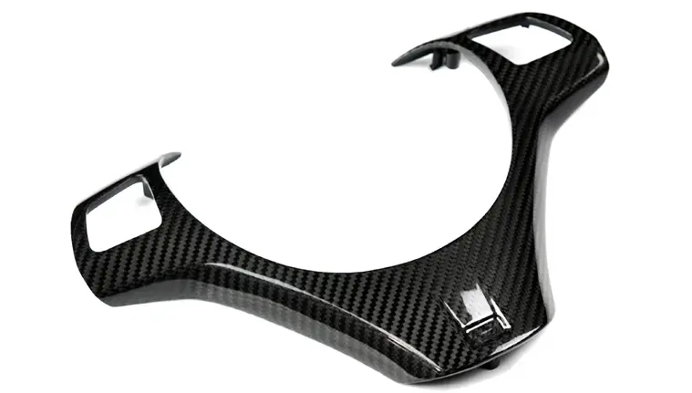 Autotecknic Carbon Fiber Steering Wheel Trim - E90 3-Series Sedan | E92 3-Series Coupe | E82 1-Series 1