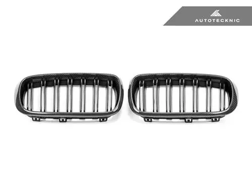 Autotecknic Dual Slats Carbon Fiber Front Grille F15 X5 | F85 X5m & F16 X6 | F86 X6m 2