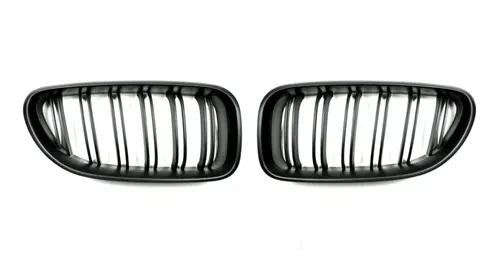 Autotecknic Dual-Slats Stealth Black Front Grille Set - F06 Gran Coupe/ F12 Coupe/ F13 Cabrio | 6 Series & M6 1