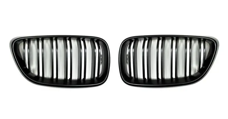 Autotecknic Dual-Slats Stealth Black Front Grille Set - F87 M2 | F22 2-Series 1