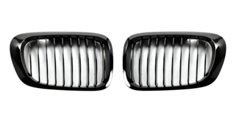 Autotecknic Gloss Black Front Grille Set - E46 3-Series Coupe Pre-Facelift | M3 1