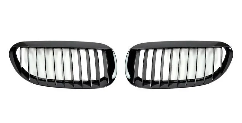 Autotecknic Gloss Black Front Grille Set - E63/ E64 6-Series & M6 1