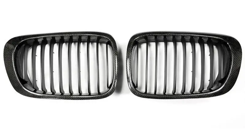 Autotecknic Replacement Carbon Fiber Front Grilles Bmw E46 Coupe | 3 Series (Pre-Facelift) Including M3 1