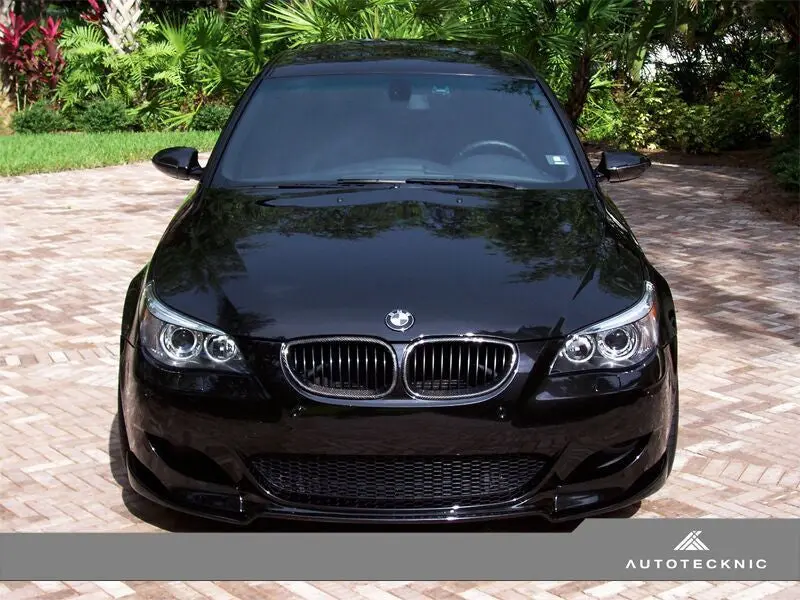 Autotecknic Replacement Carbon Fiber Front Grilles Bmw E60 Sedan / E61 Wagon | 5 Series Including M5 2