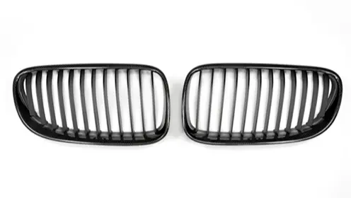 Autotecknic Replacement Carbon Fiber Front Grilles Bmw E92/ E93 3-Series Coupe/ Cabrio (Including E9x M3) 1