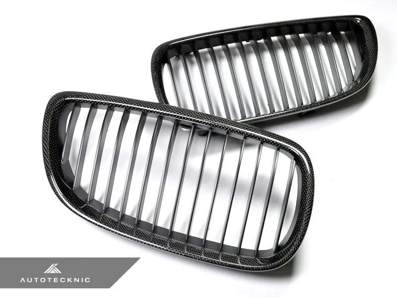 Autotecknic Replacement Carbon Fiber Front Grilles Bmw E92/ E93 3-Series Coupe/ Cabrio (Including E9x M3) 1