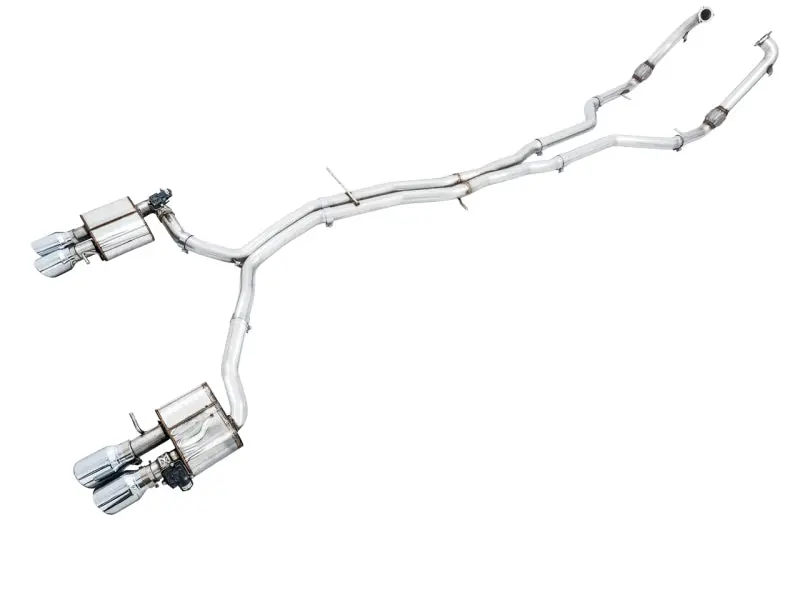 Awe Tuning Switchpath Edition Exhaust Non-Resonated 2018-2024 Audi S4 (B9) 1