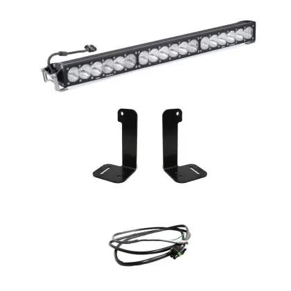 Baja Designs 2018+ Jeep Wrangler Jl/Jt Onx6+ 30In Bumper Led Light Bar Kit W/ Upfitter 1