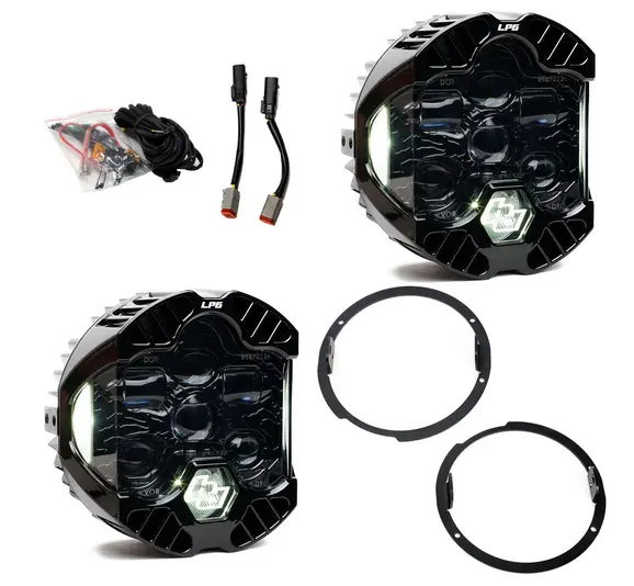 Baja Designs Dot Lp6 Led Headlight Kit - Jeep 2007-2018 Wrangler Jk 1