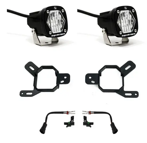Baja Designs S1 Fog Pocket Light Kit - Gmc 2024-2025 Canyon, Yukon, 2500/3500; 2025 1500 At4-X 1