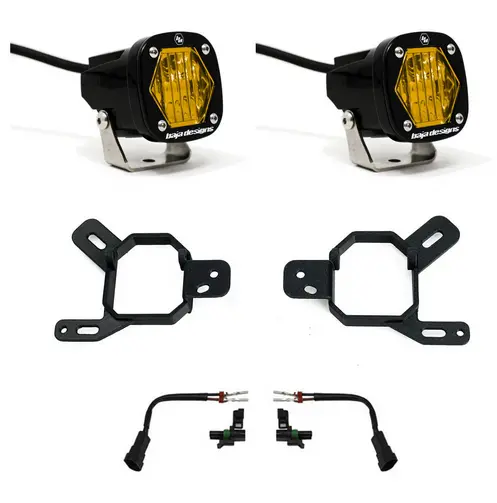 Baja Designs S1 Fog Pocket Light Kit - Gmc 2024-2025 Canyon, Yukon, 2500/3500; 2025 1500 At4-X 2