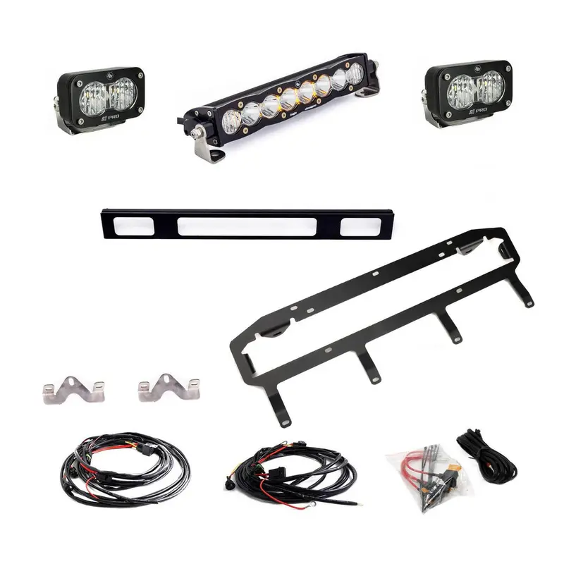 Baja Designs S8 10-Inch/S2 Pro Grille Light Replacement Kit - 2025-On Toyota 4Runner; Note: Trd Pro 1