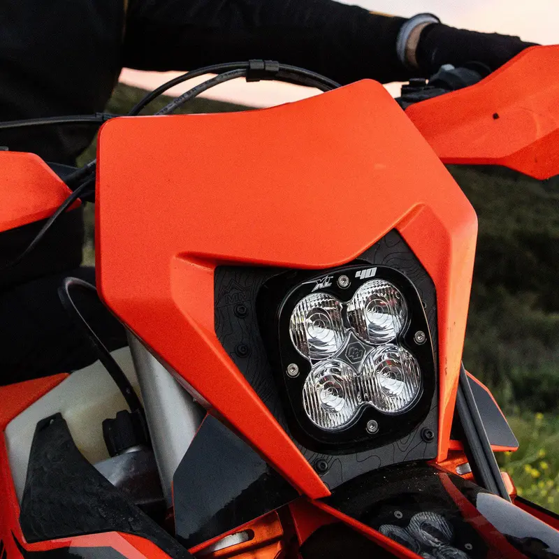 Baja Designs Xl40 (D/C) Led Headlight Kit W/ Hi-Low Harness - Ktm 350/500 Exc-F ('24-25) 2