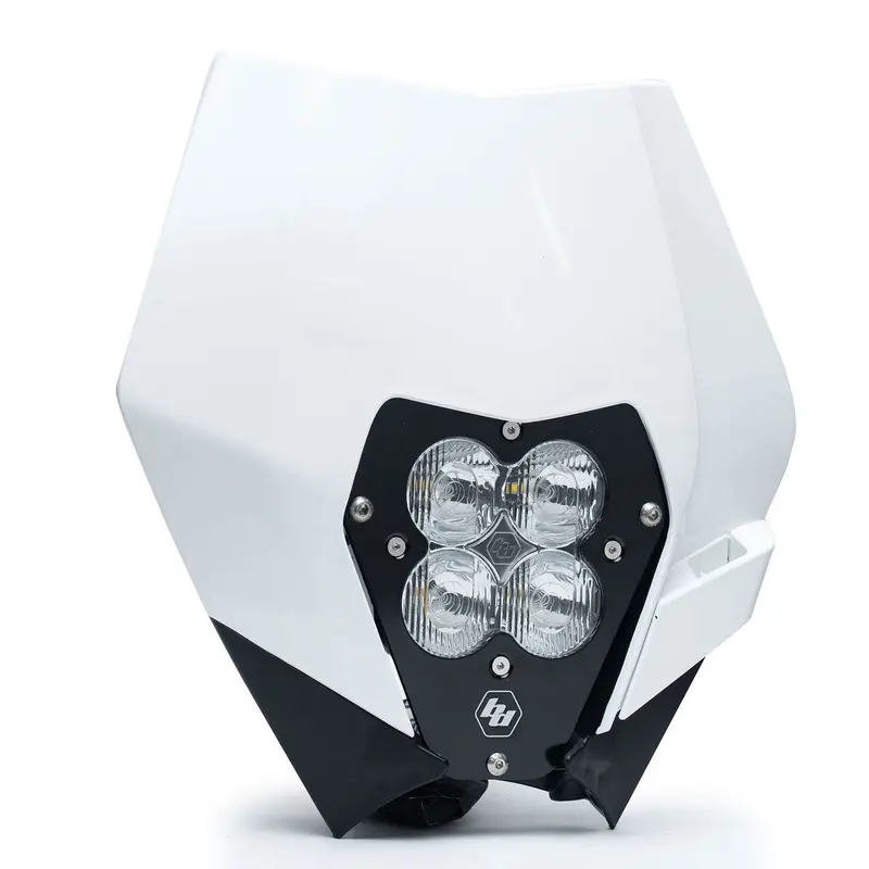 Baja Designs Xl40 (D/C) Led Headlight Kit W/ Ktm '08-13 Shell - Ktm 250-350 Sx-F/Xc-F (’11-13); 450-500 Xc-W (’12); 500 Exc (’12-13); 505 Xc-F (’08-09) 1