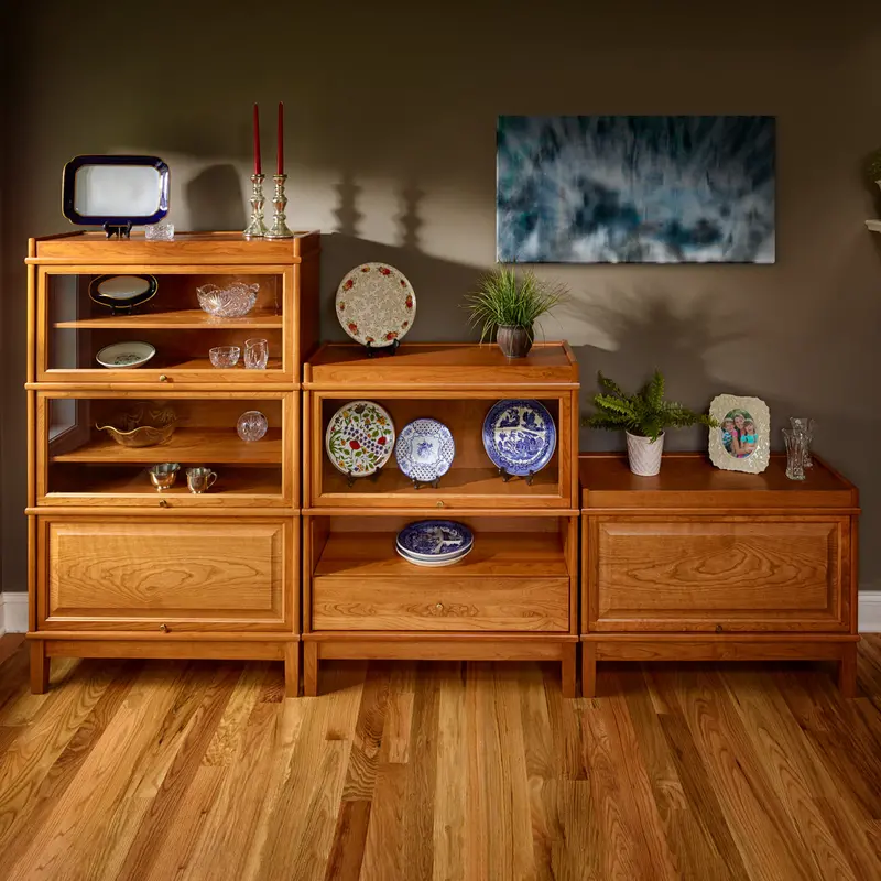 Barrister Bookcase Solid Wood Door 2