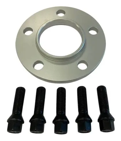 Bbs 5Mm Spacer Kit Bmw 5X120 Cb 72.5 - (1 Spacer & 5 Black Lug Bolts) 1