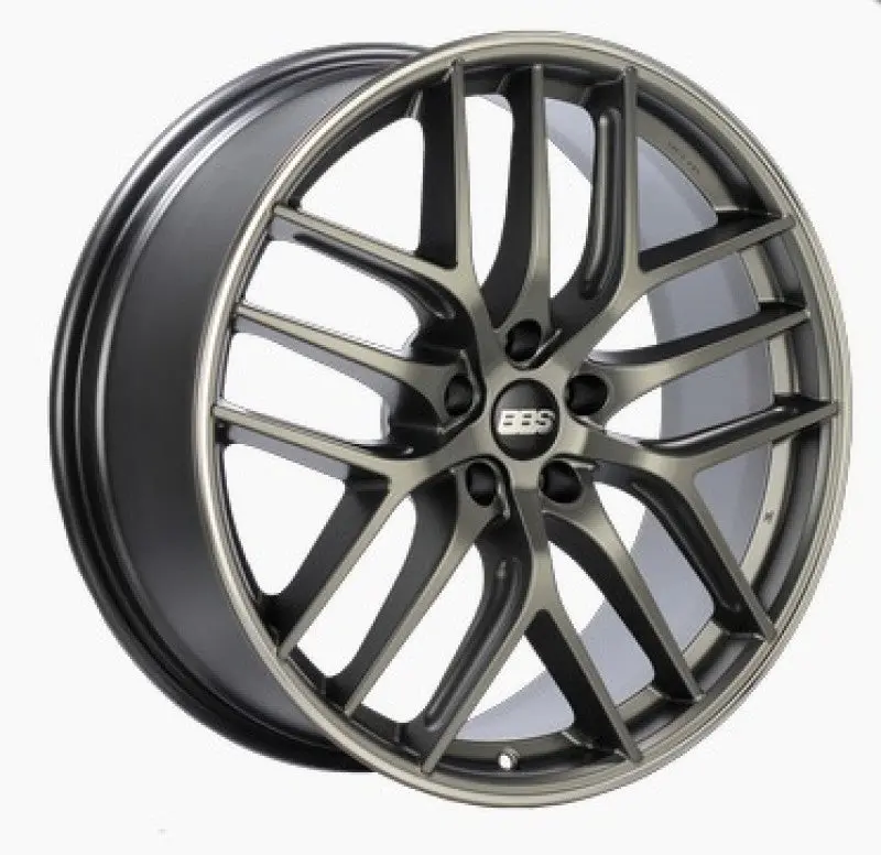 Bbs Cc-R 19X8.5 5X120 Et35 Satin Platinum Polished Rim Protector Wheel -82Mm Pfs/Clip Required 1