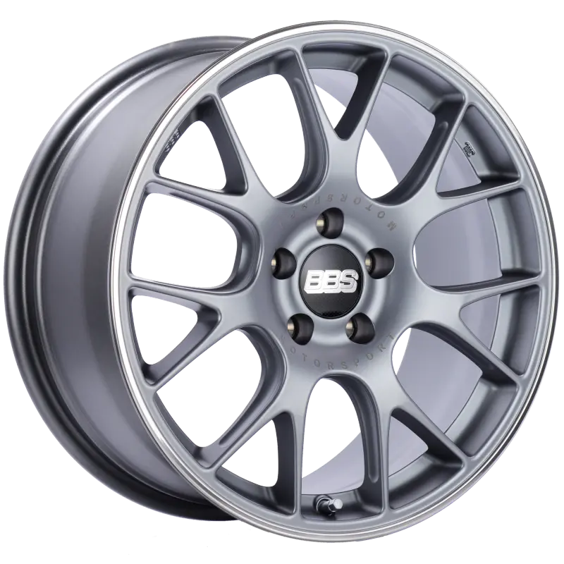 Bbs Ch-R 18X8.5 5X112 Et47 Brilliant Silver Polished Rim Protector Wheel -82Mm Pfs/Clip Required 2