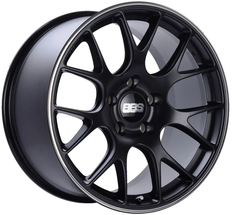 Bbs Ch-R 19X11 5X130 Et56 Cb71.6 Satin Black Polished Rim Protector Wheel 1