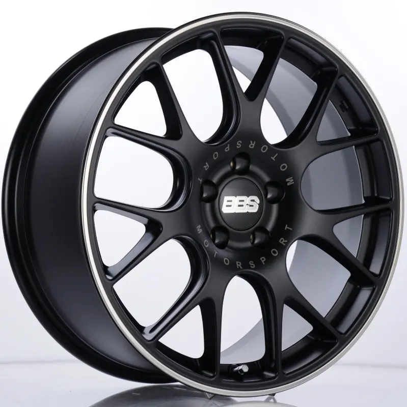 Bbs Ch-R 19X8.5 5X120 Et32 Satin Black Polished Rim Protector Wheel -82Mm Pfs/Clip Required 1