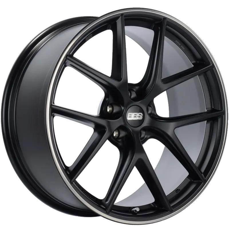 Bbs Ci-R 20X9 5X120 Et25 Satin Black Polished Rim Protector Wheel -82Mm Pfs/Clip Required 1