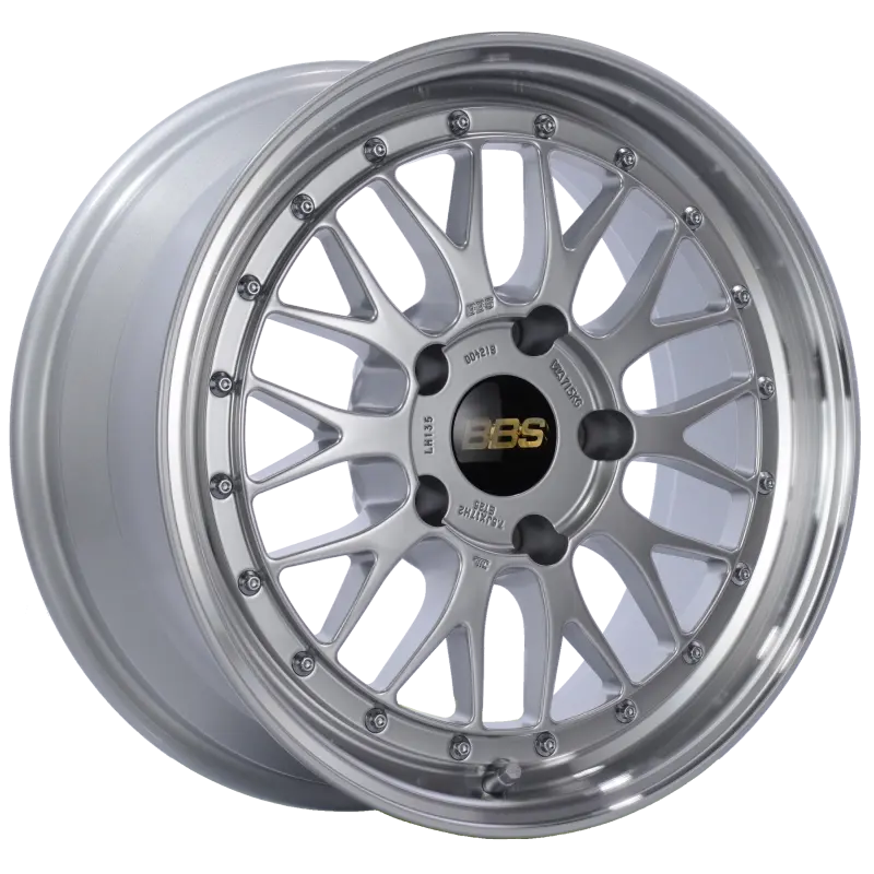 Bbs Lm 17X7.5 5X130 Et28 Cb71.6 Diamond Silver Center Diamond Cut Lip Wheel 1