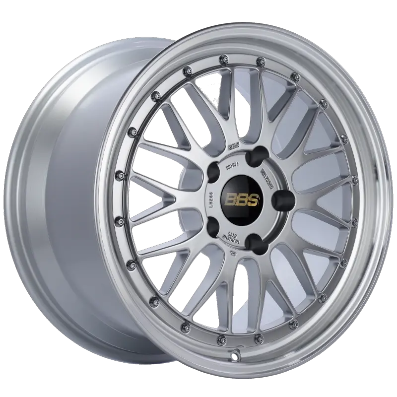 Bbs Lm 18X10 5X130 Et65 Cb71.6 Diamond Silver Center Diamond Cut Lip Wheel 1
