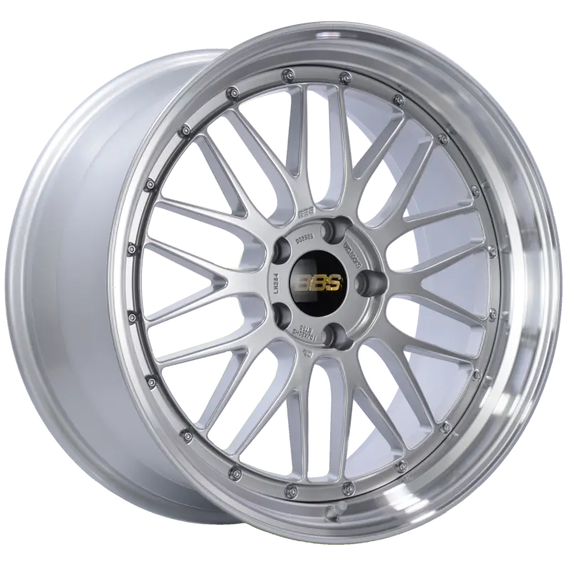 Bbs Lm 20X10 5X120 Et33 Diamond Silver Center Diamond Cut Lip Wheel -82Mm Pfs/Clip Required 2