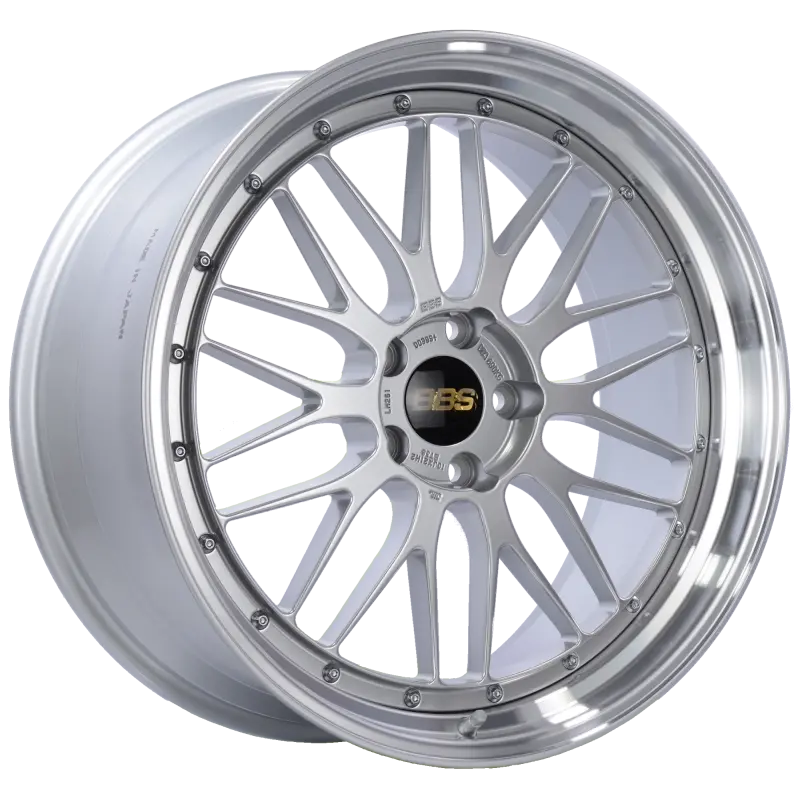 Bbs Lm 21X10 5X120 Et38 Diamond Silver Center Diamond Cut Lip Wheel -82Mm Pfs/Clip Required 1