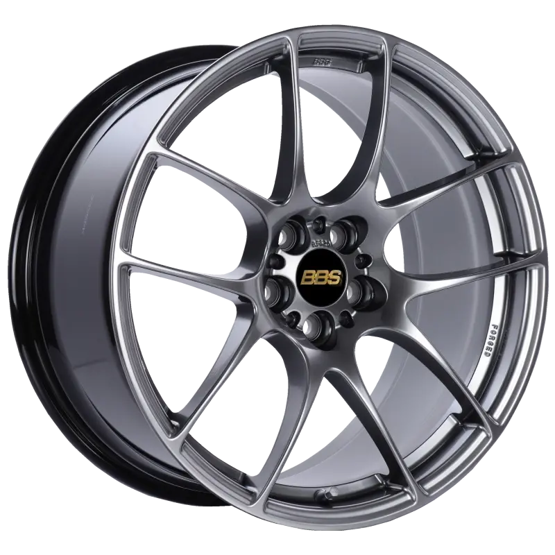 Bbs Rf 18X9 5X100 Et45 Diamond Black Wheel -70Mm Pfs/Clip Required 1
