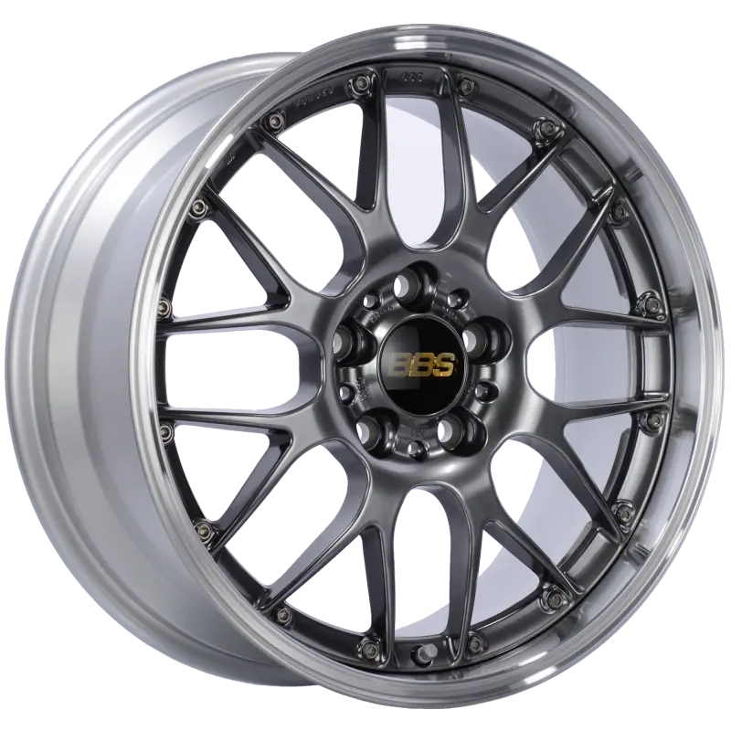 Bbs Rs-Gt 19X8.5 5X114.3 Et30 Diamond Black Center Diamond Cut Lip Wheel -82Mm Pfs/Clip Required 1