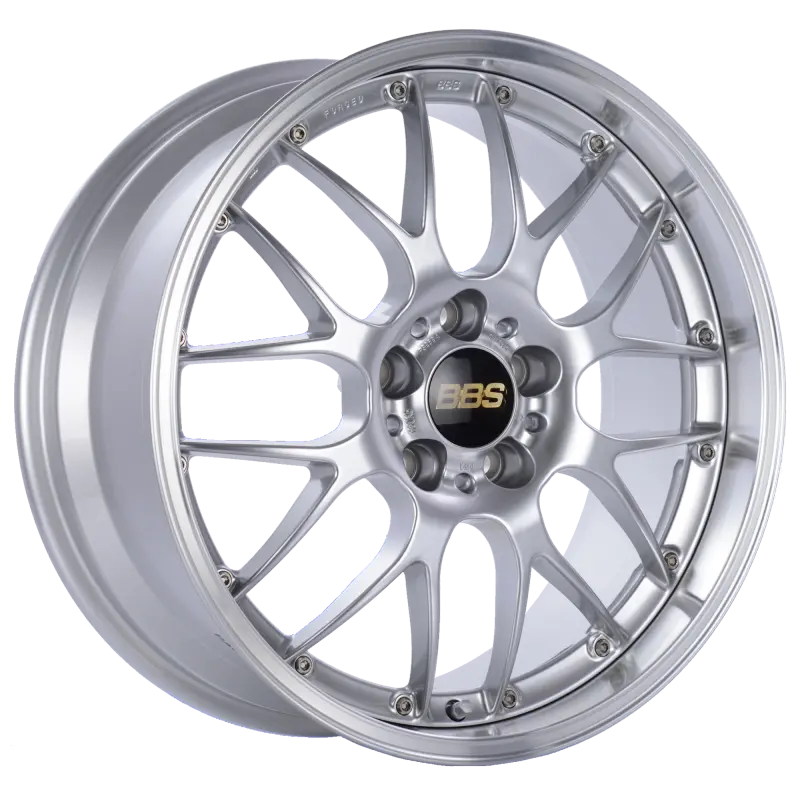 Bbs Rs-Gt 19X8.5 5X120 Et35 Diamond Silver Center Diamond Cut Lip Wheel -82Mm Pfs/Clip Required 1