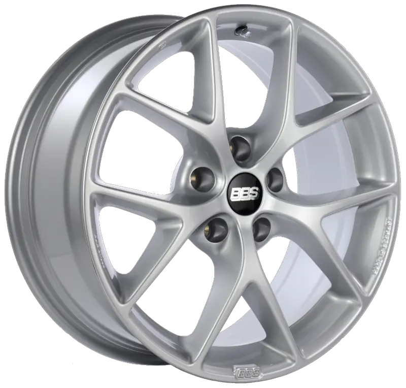 Bbs Sr 17X7.5 5X120 Et35 Sport Silver Wheel -82Mm Pfs/Clip Required 1