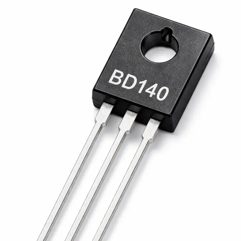Bd140 Pnp Power Transistor Pack Of 2 | To-126 Package | High Current Amplifier & Switching Transistor 1