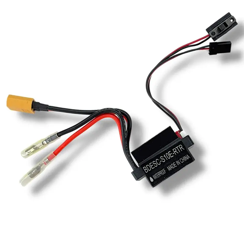 Bdesc-S10e-Rtr Waterproof 300A Brushed Esc | High-Power 6V–12V Electronic Speed Controller For Rc Boats, Cars & Robotics 1