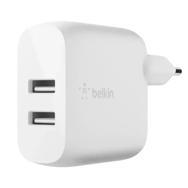 Belkin | Boostcharge | 24W Dual Usb-A Pd 3.0 Pps Wall Charger With Usb-C Cable 1