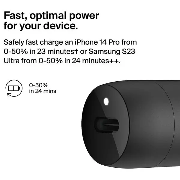 Belkin | Boostcharge | 30W Usb-C Pd Car Charger 2